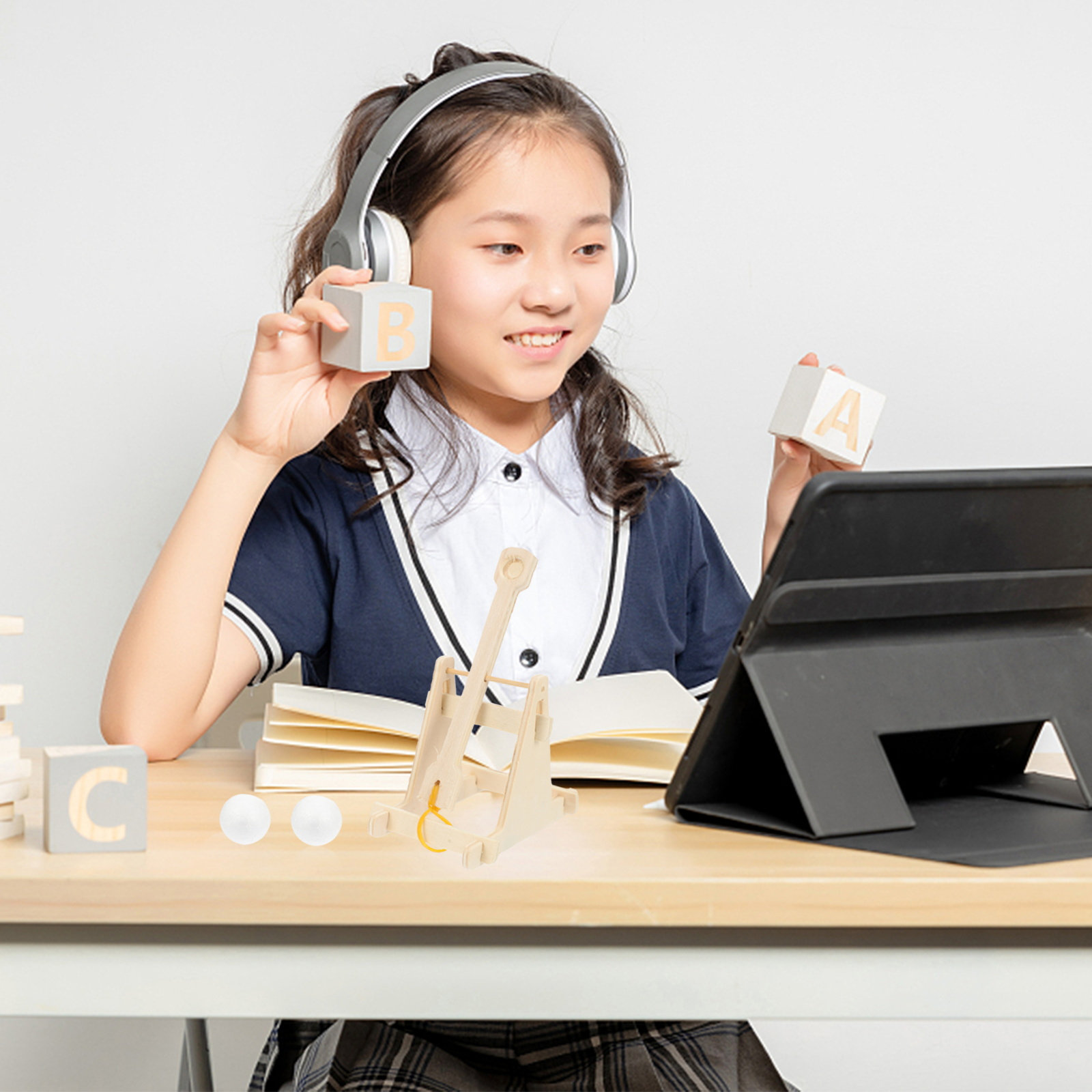 Kids Education Kit - ชุดประกอบเครื่องยิงกระสุน DIY สำหรับการเรียนรู้วิทยาศาสตร์ STEM สำหรับเด็ก 2
