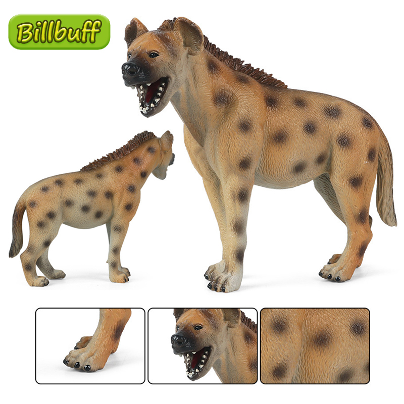 Kids Education Kit - 11 ซม.จําลองสัตว์ป่า World Zoo ABS Hyena