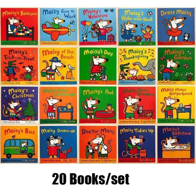 Kids Early Education Books - หนังสือนิทานสำหรับเด็กรูปหนูภาษาอังกฤษหนังสือนิทานสำหรับเด็ก20เล่ม/ชุดของขวัญหนังสือเกี่ยวกับการศึกษาเบื้องต้น