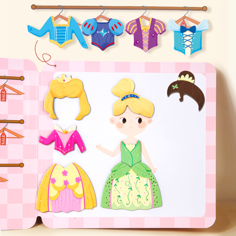 Kids Early Education Books - เด็ก Magnetic Quiet Book ของเล่นแม่เหล็กจิ๊กซอว์ปริศนาการศึกษาของเล่นทําด้วยมือ DIY