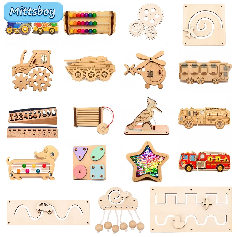 Kids Education Usa - DIY Busy Board Montessori Hot Air