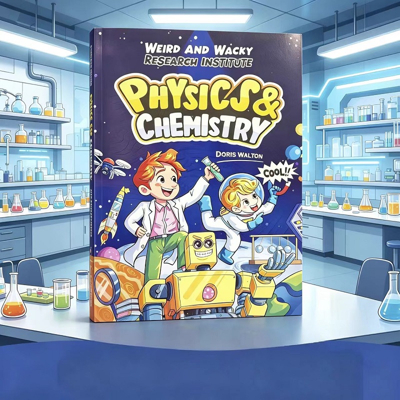 Kids Early Education Books - หนังสือการ์ตูนวิทยาศาสตร์สำหรับเด็กวัยเรียนรู้เบื้องต้น ฟิสิกส์ คימี ธรรมชาติศาสตร์ สำหรับเด็กชายและเด็กหญิง