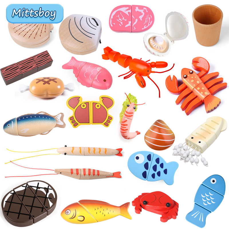 Kids Education Usa - ใหม่ Montessori จำลองสัตว์ Magnetic Play House