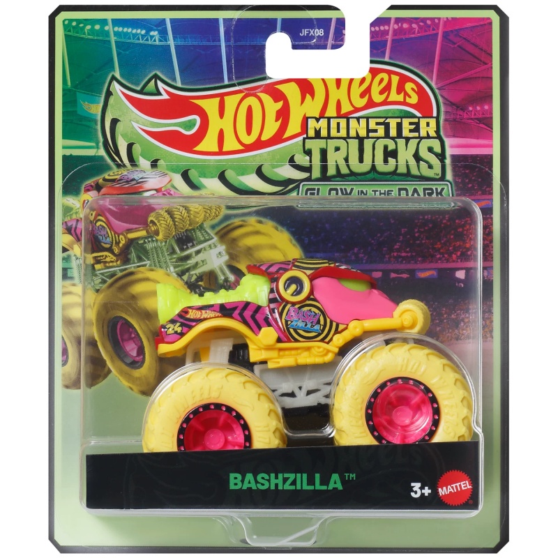 Hot Wheels Car Mainline - แมทเทล ฮอตวีลส์ มอนสเตอร์ ทรัคส์เรืองแสงในที่มืด Shark Wreak