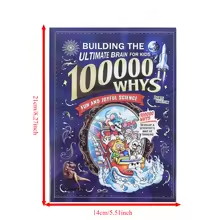 Kids Early Education Books - ทำไม 100 หมื่นคำถาม: การสร้างสมองอัจฉริยะสำหรับเด็ก ฉบับภาษาอังกฤษ หนังสือการ์ตูนวิทยาศาสตร์แสนสนุก