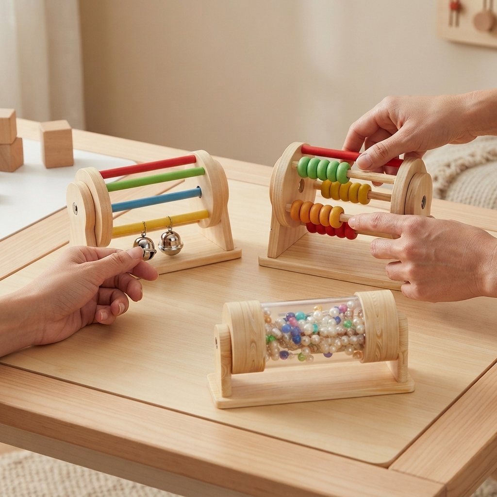 บอร์ดกิจกรรมไม้แบบมอนเตสซอรี่  - Kids Education Usa บทวิจารณ์และราคา