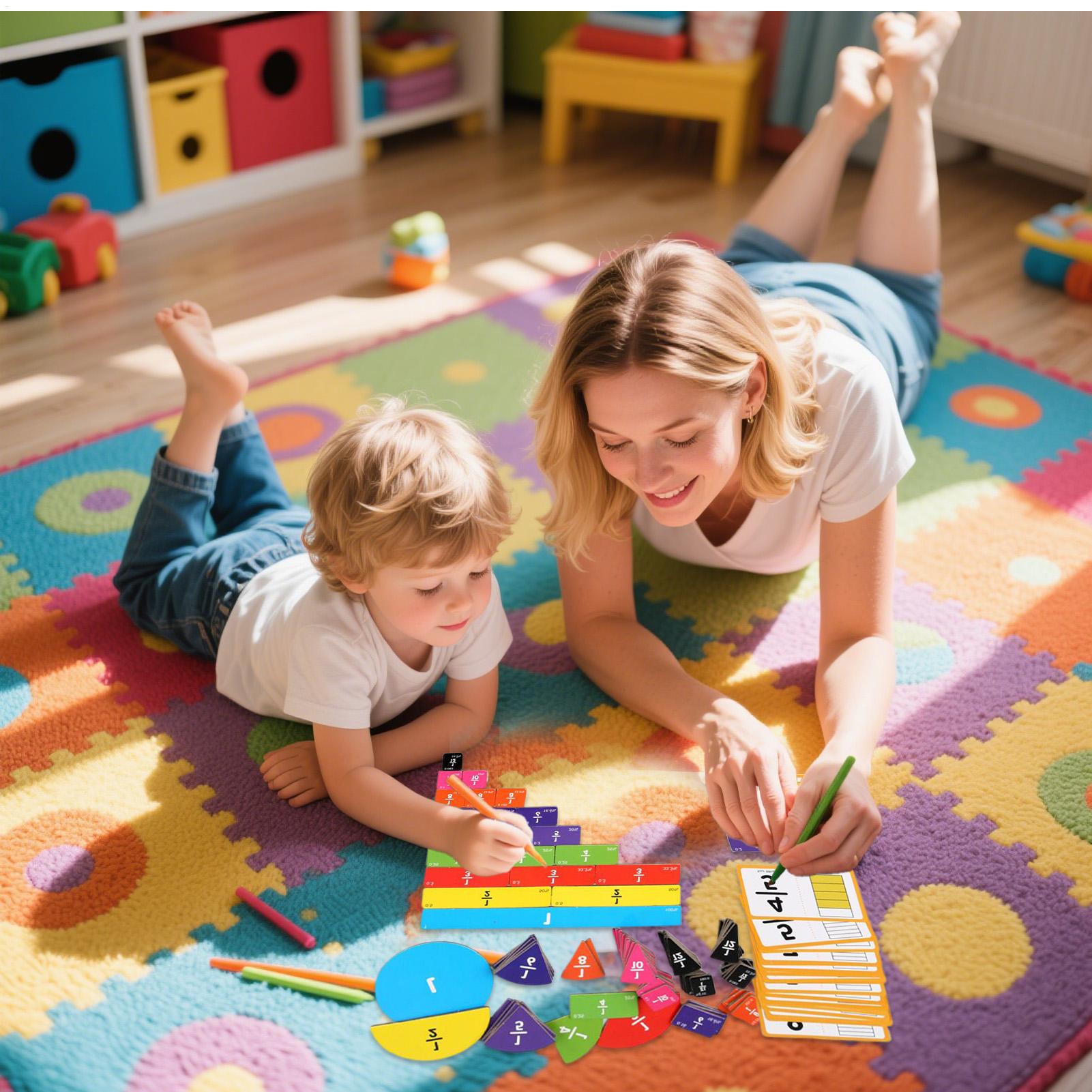เศษส่วนแมนิพุลาทีฟการศึกษาคณิต - Kids Education Group บทวิจารณ์และราคา