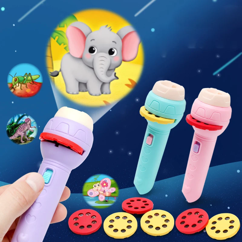 ไฟฉายฉายภาพสำหรับเด็กพร้อมสไลด - Kids Education Images บทวิจารณ์และราคา