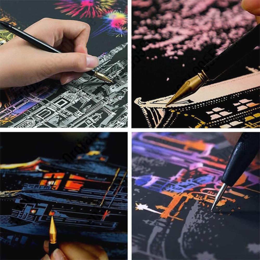 Magic Rainbow สี Scratch Art ภ - Kids Education Kit บทวิจารณ์และราคา