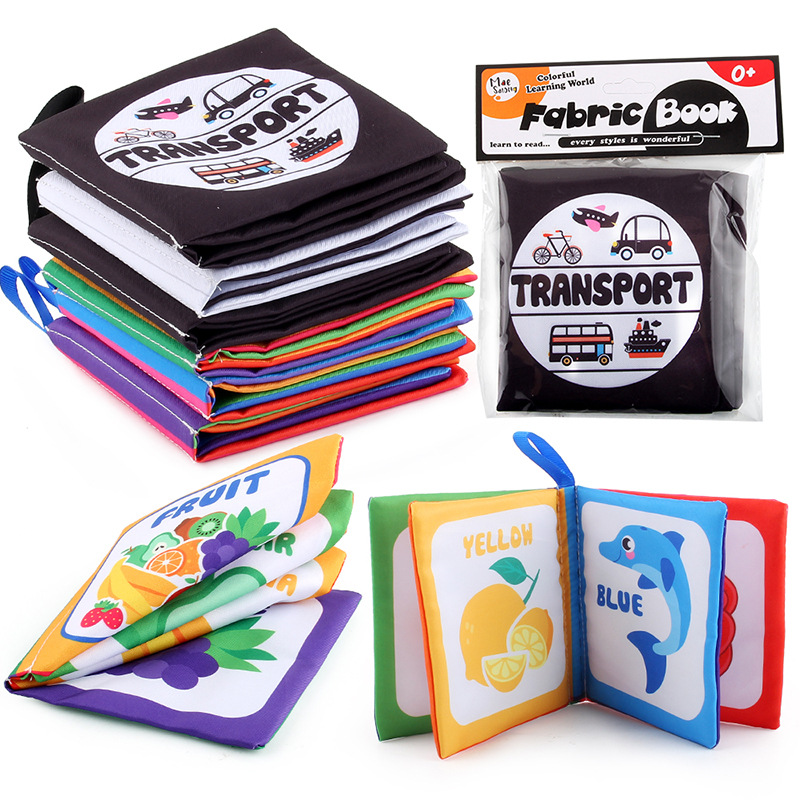 หนังสือผ้าสำหรับทารกแรกเกิด0-1 - Kids Early Education Books บทวิจารณ์และราคา
