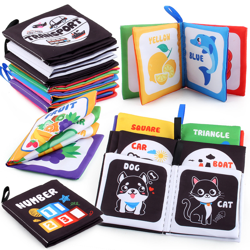 หนังสือผ้าสำหรับทารกแรกเกิด0-1 - Kids Early Education Books บทวิจารณ์และราคา