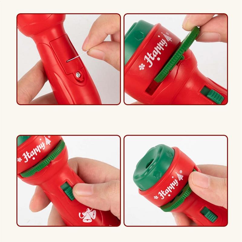 ไฟฉายฉายภาพคริสต์มาสแบบมือถือ  - Kids Education Images บทวิจารณ์และราคา