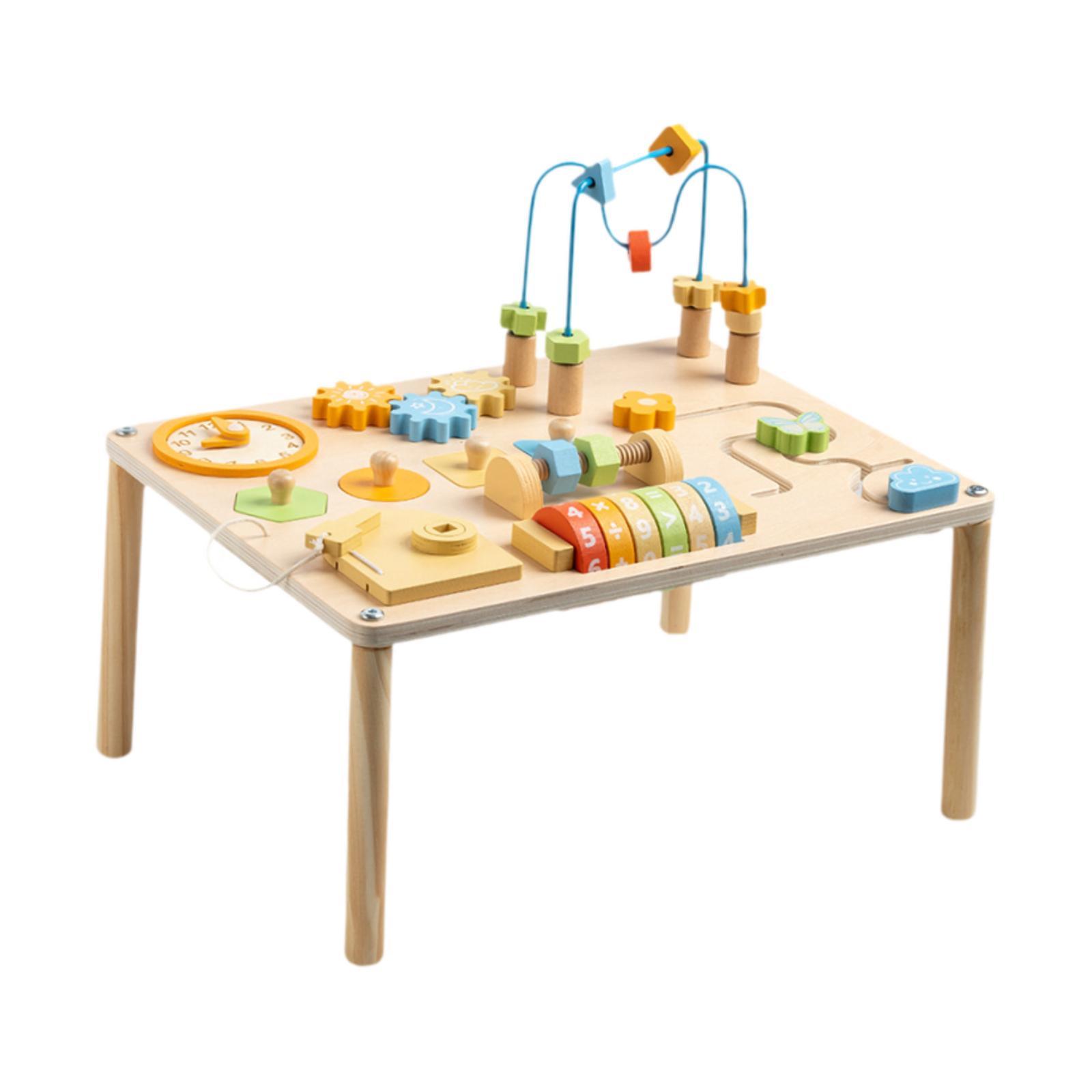 โต๊ะกิจกรรมเสริมพัฒนาการ รูปทร - Kids Education Table บทวิจารณ์และราคา
