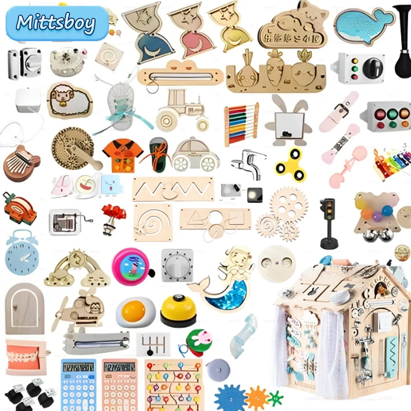 Montessori บอร์ดของเล่นไม้สำหร - Kids Education Usa บทวิจารณ์และราคา