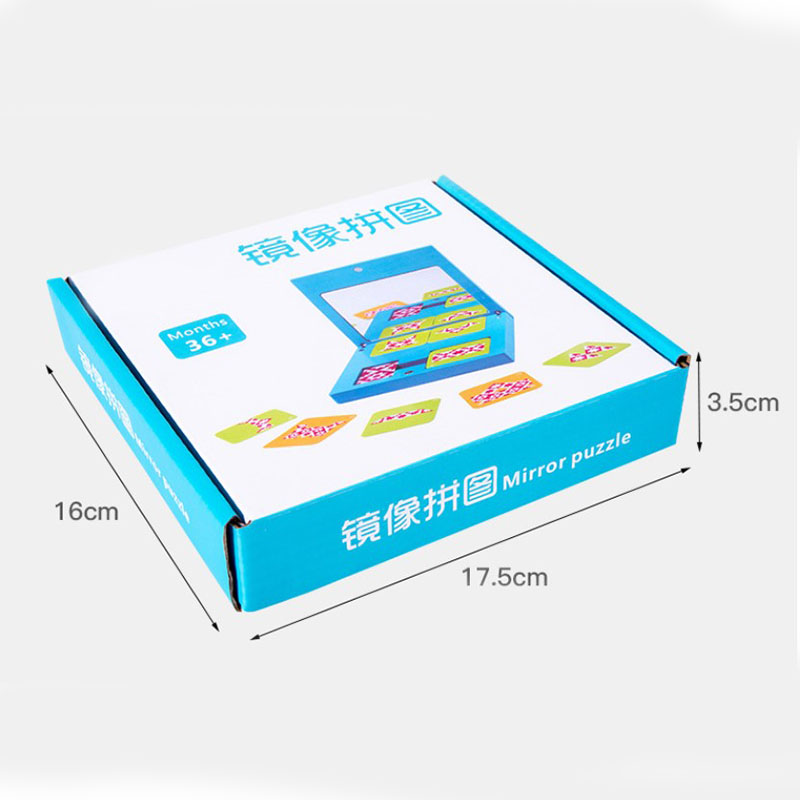 เกมปริศนาภาพสะท้อน ตัวต่อไม้ เ - Kids Education Images บทวิจารณ์และราคา
