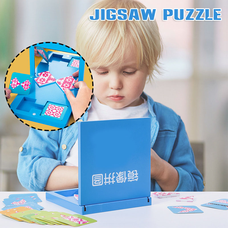 เกมปริศนาภาพสะท้อน ตัวต่อไม้ เ - Kids Education Images บทวิจารณ์และราคา