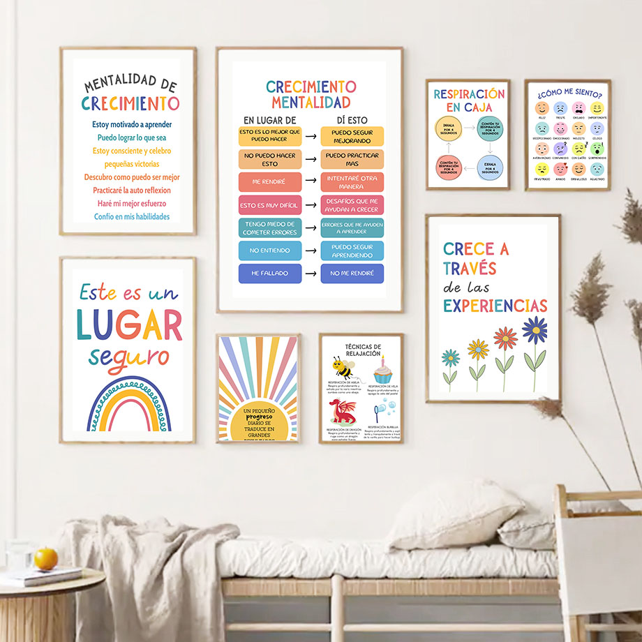 สโลแกนการศึกษาภาษาสเปนสายรุ้งซ - Kids No Education บทวิจารณ์และราคา