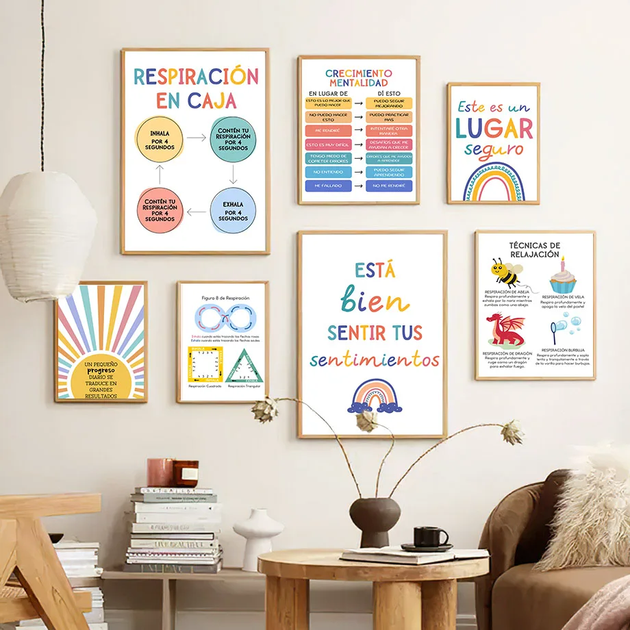สโลแกนการศึกษาภาษาสเปนสายรุ้งซ - Kids No Education บทวิจารณ์และราคา