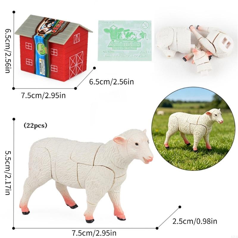 4D สัตว์ปริศนาอาคารฉากสัตว์บล็ - Kids Education Usa บทวิจารณ์และราคา