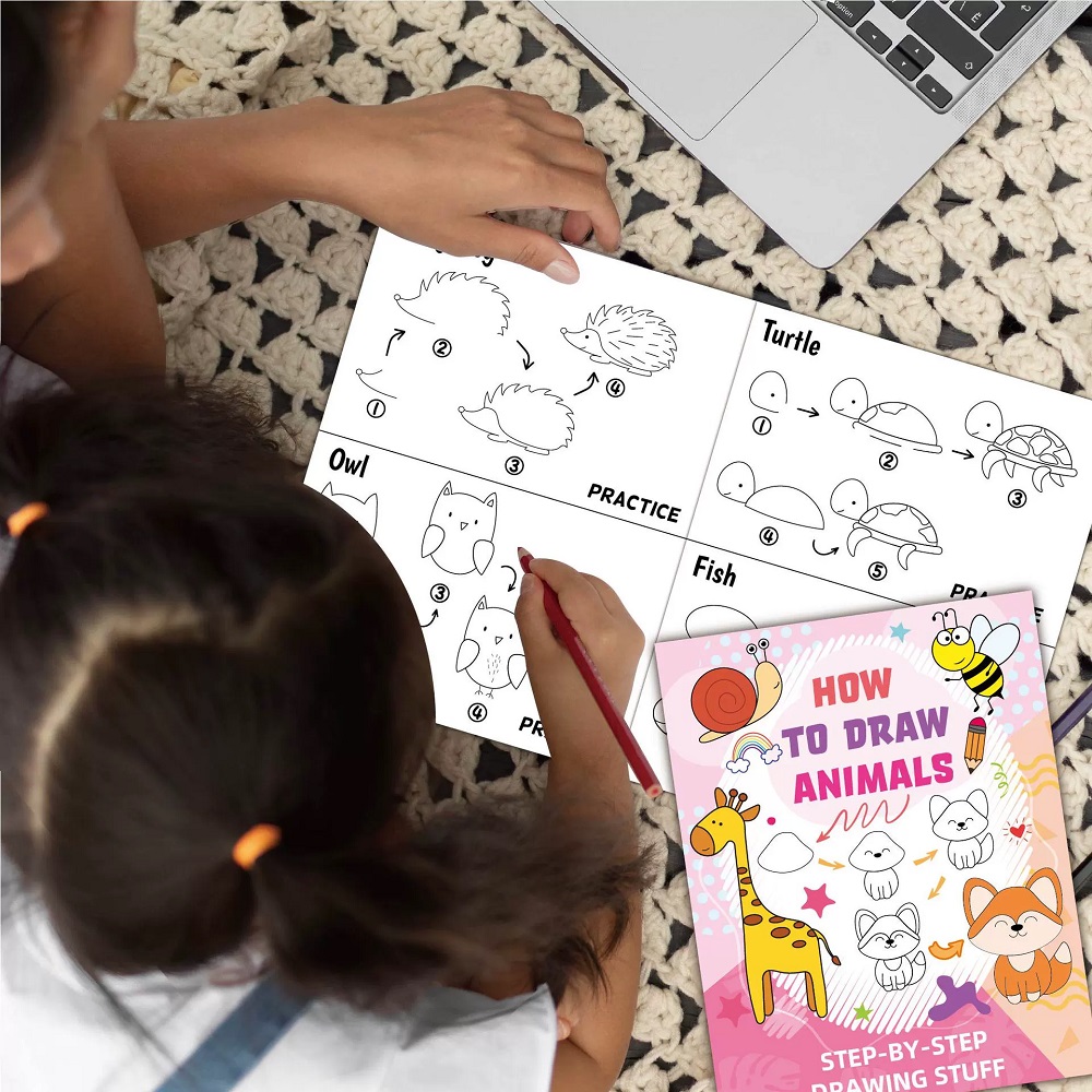 วิธีการวาดสมุดสเก็ตช์ภาพการ์ตู - Kids Early Education Books บทวิจารณ์และราคา