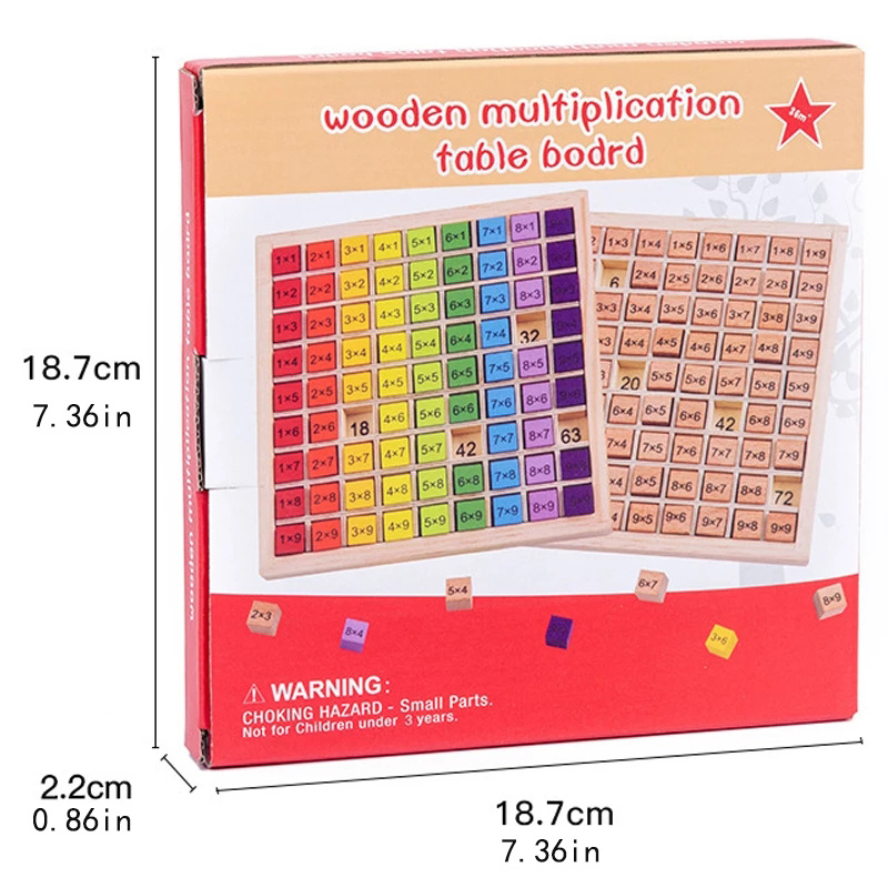 Montessori การศึกษาคณิตศาสตร์ไ - Kids Education Table บทวิจารณ์และราคา