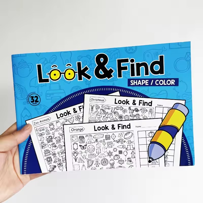 สมุดระบายสีมองแล้วหา สำหรับเด็ - Kids Early Education บทวิจารณ์และราคา