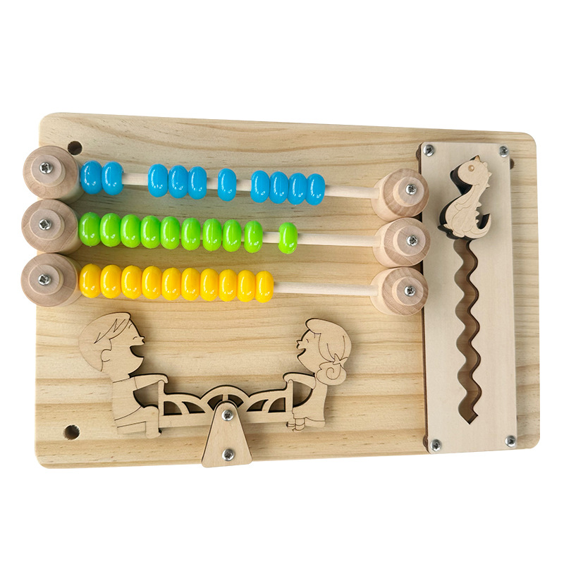 Montessori บอร์ดของเล่นไม้30x2 - Kids Education Usa บทวิจารณ์และราคา