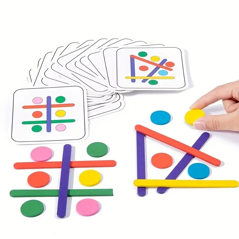 เด็ก Rainbow Stick คิดปริศนาไม - Kids Education Table บทวิจารณ์และราคา