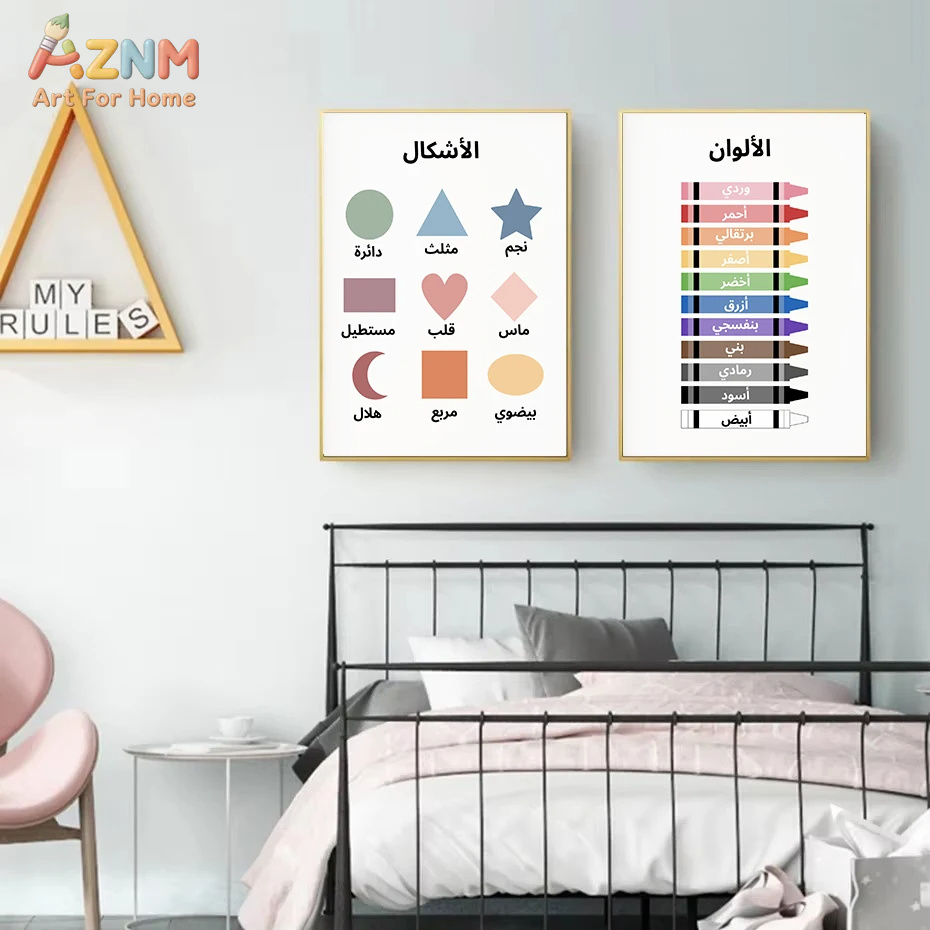 AZNM ศิลปะบนผืนผ้าใบสำหรับเด็ก - Kids Educational - Alphabet Numbers & More บทวิจารณ์และราคา