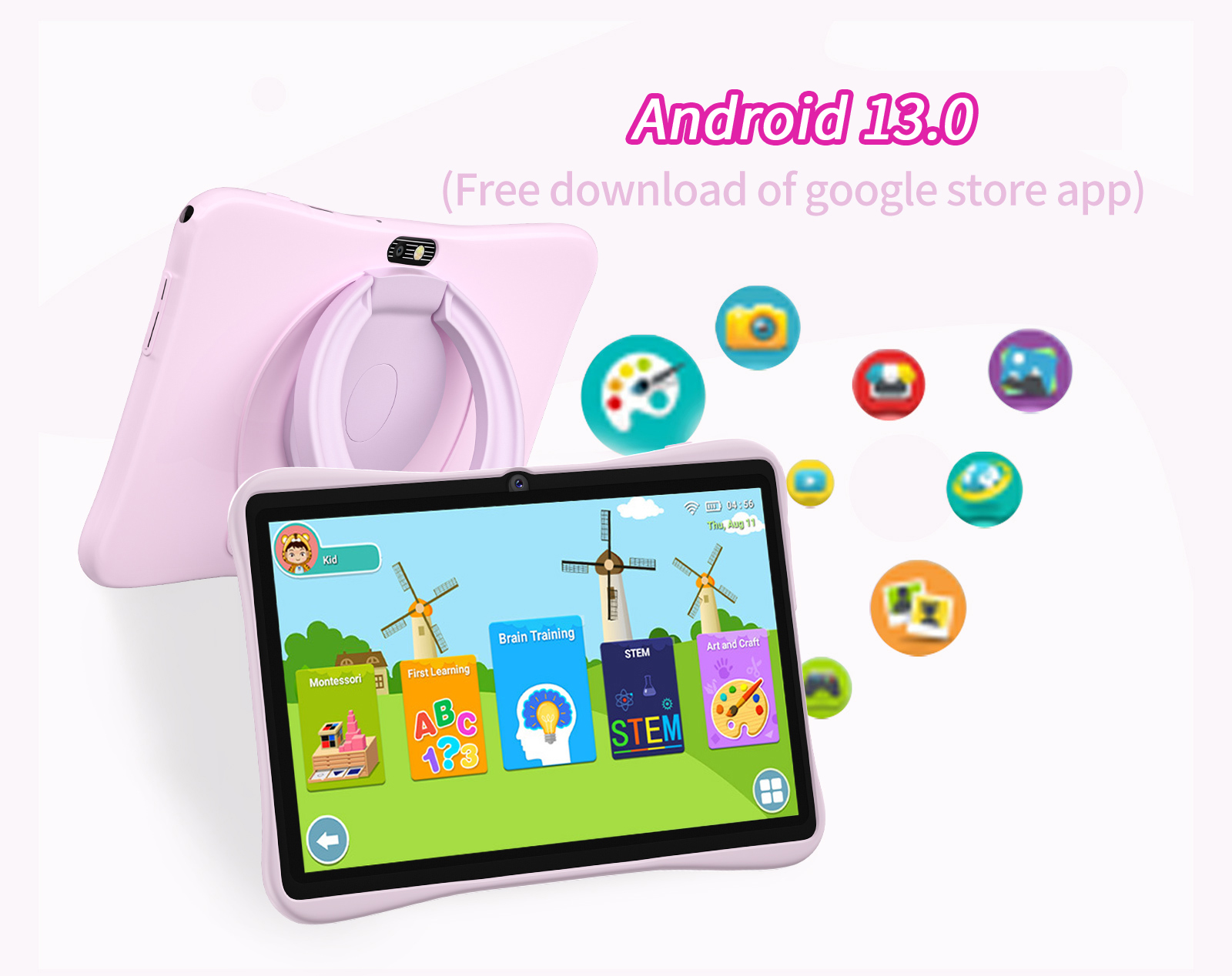 แท็บเล็ตเด็ก 7 นิ้ว 4GB+64GB,  - Japanese Kids Education บทวิจารณ์และราคา
