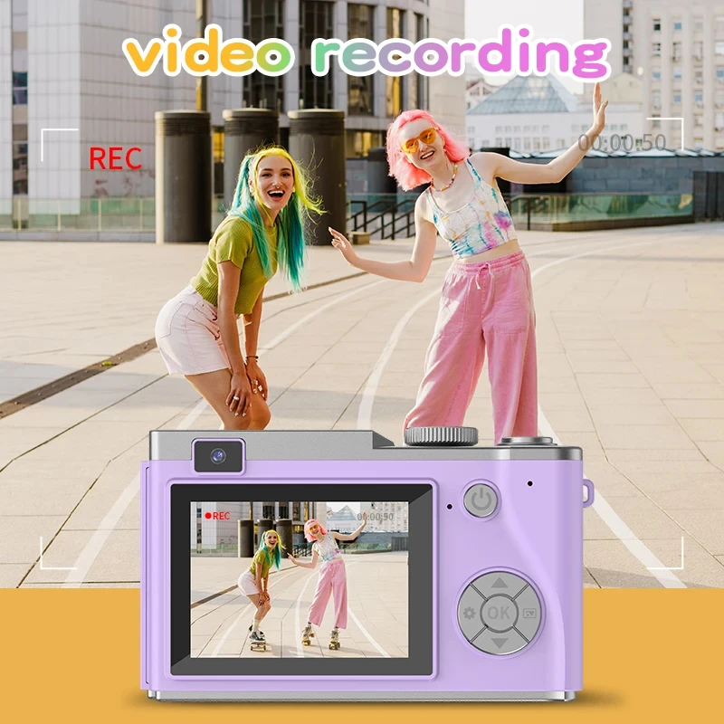 กล้อง 4K HD กล้องเด็ก 48MP ออโ - Kids Education Images บทวิจารณ์และราคา