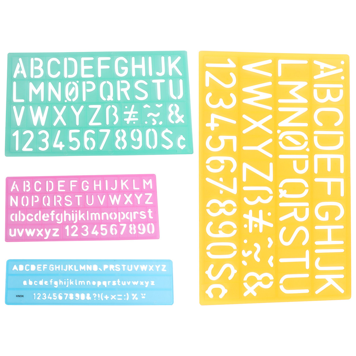 4 ชิ้น ไม้บรรทัดพลาสติกสำหรับว - Kids Educational - Alphabet Numbers & More บทวิจารณ์และราคา