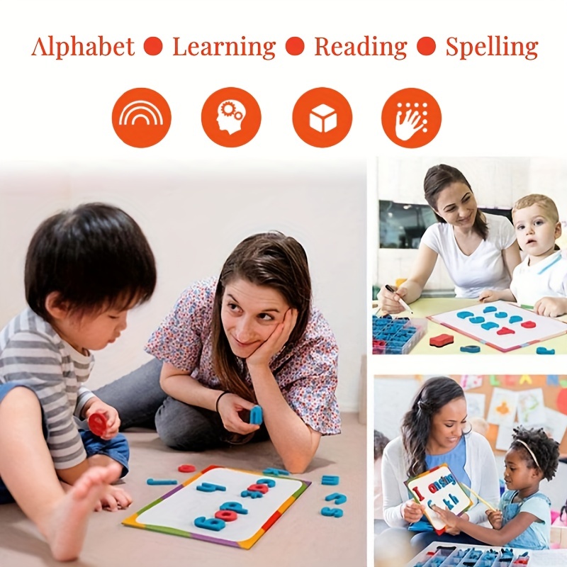 Red & Blue ตัวอักษรภาษาอังกฤษส - Kids Educational - Alphabet Numbers & More บทวิจารณ์และราคา