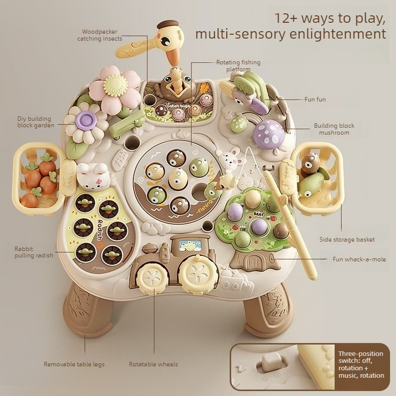 โต๊ะเกมมัลติฟังก์ชั่นสำหรับเด็ - Kids Education Table บทวิจารณ์และราคา