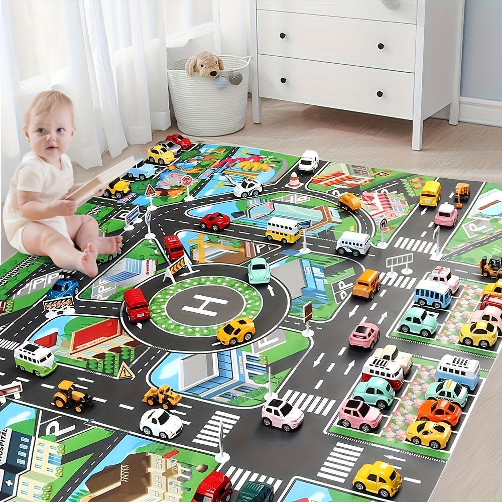 1 pc, City Traffic Play Mat, แ - Kids No Education บทวิจารณ์และราคา