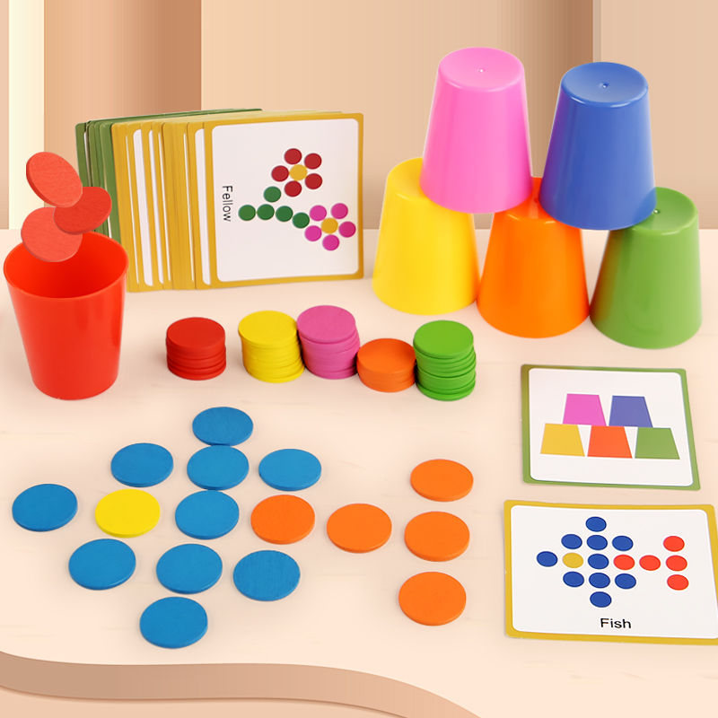 เกมถ้วยซ้อนสำหรับเด็ก สนุกกับก - Kids Education Table บทวิจารณ์และราคา