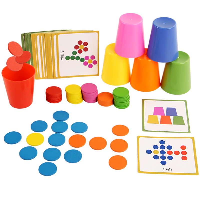 เกมถ้วยซ้อนสำหรับเด็ก สนุกกับก - Kids Education Table บทวิจารณ์และราคา
