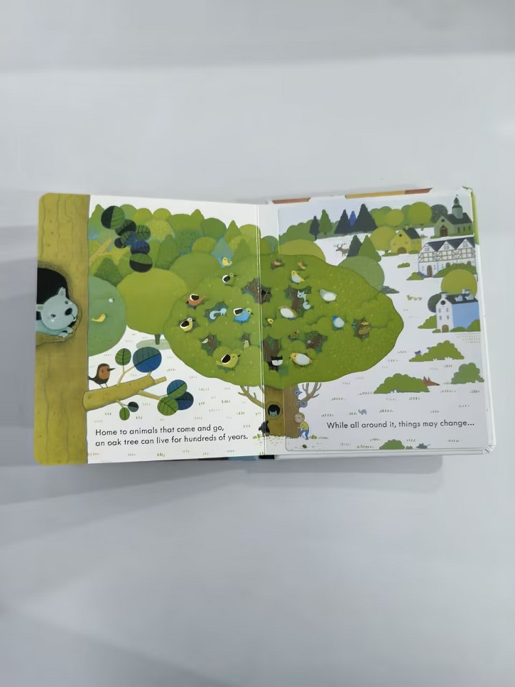 Usborne Peep Inside A Tree 3D  - Kids Early Education Books บทวิจารณ์และราคา