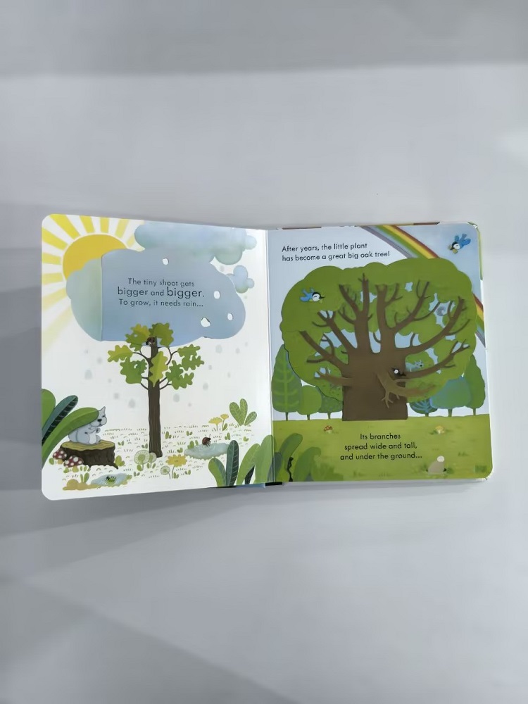 Usborne Peep Inside A Tree 3D  - Kids Early Education Books บทวิจารณ์และราคา