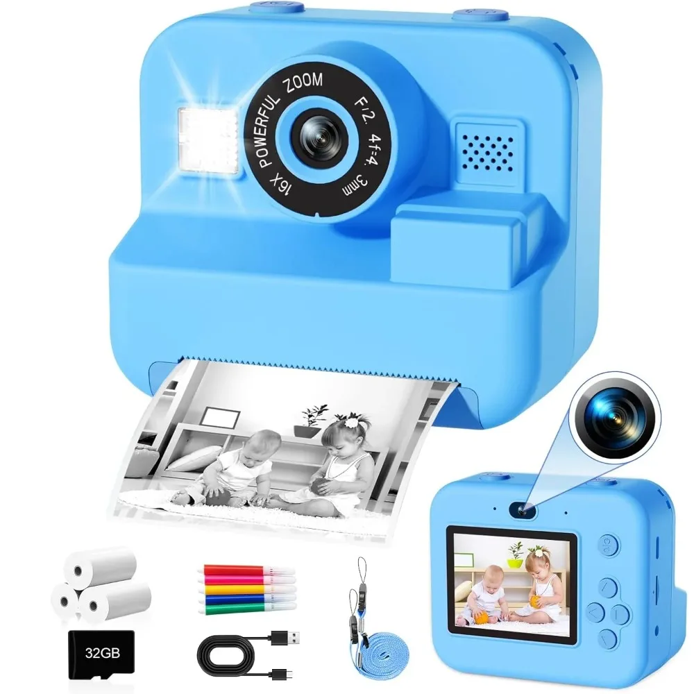 กล้องถ่ายรูปสำหรับเด็กพิมพ์ลาย - Kids Education Images บทวิจารณ์และราคา