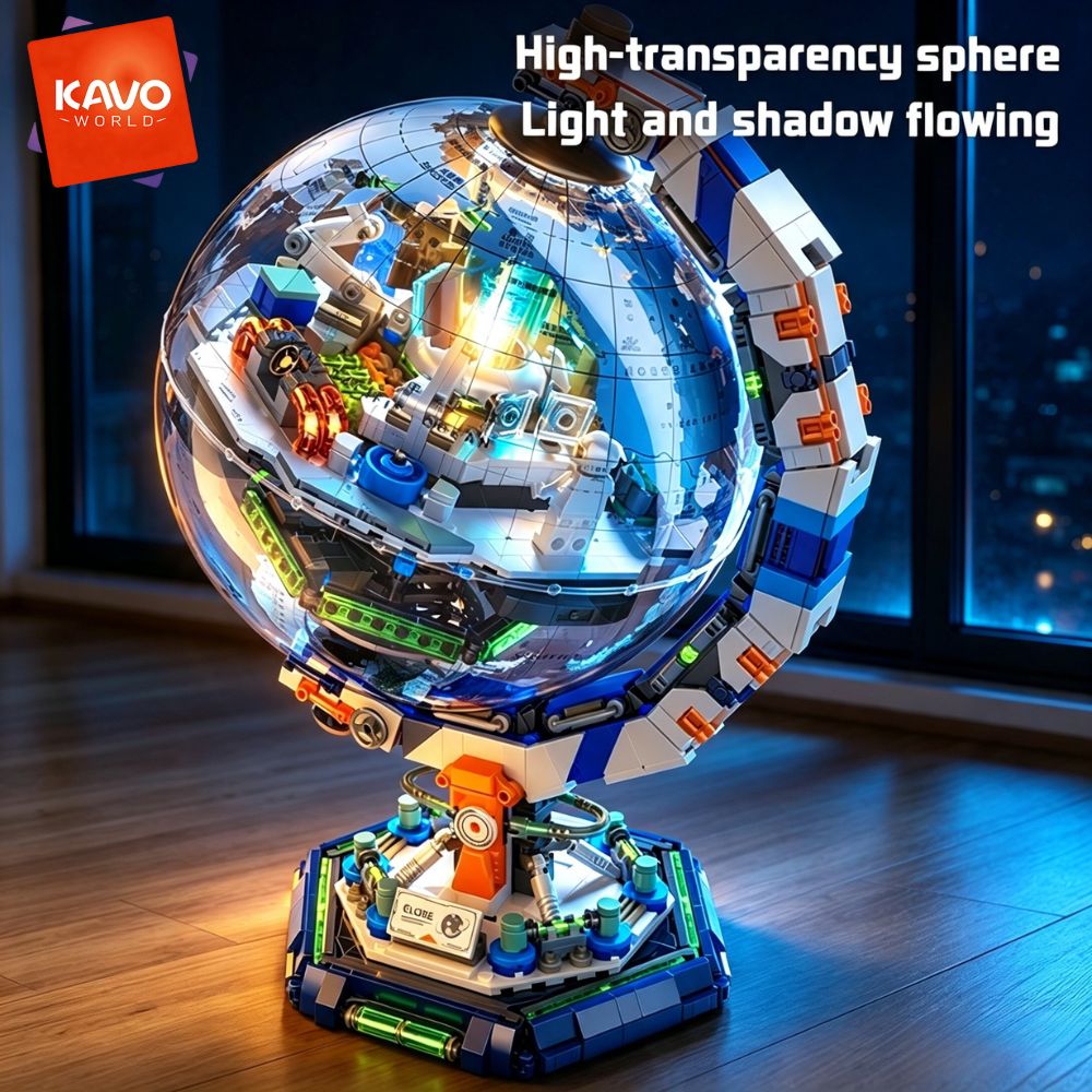 ชุดตัวต่อสถานีอวกาศ KAVOWORLD  - Globe Interactive Light บทวิจารณ์และราคา