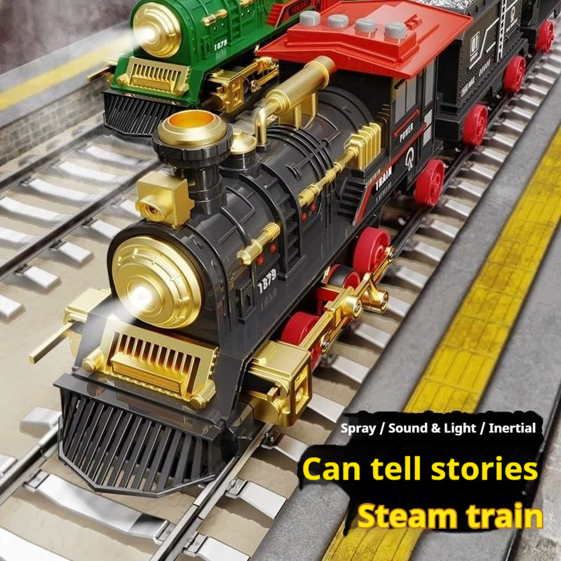 ชุดรถไฟไอน้ำไฟฟ้าสำหรับเด็ก ขอ - Kids Education Story บทวิจารณ์และราคา