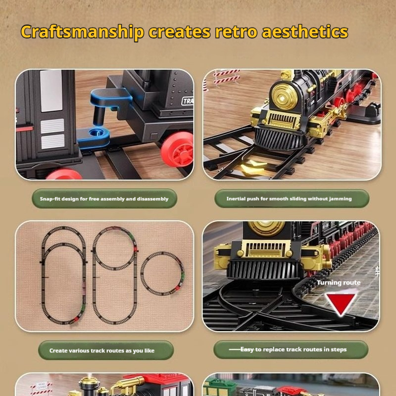 ชุดรถไฟไอน้ำไฟฟ้าสำหรับเด็ก ขอ - Kids Education Story บทวิจารณ์และราคา