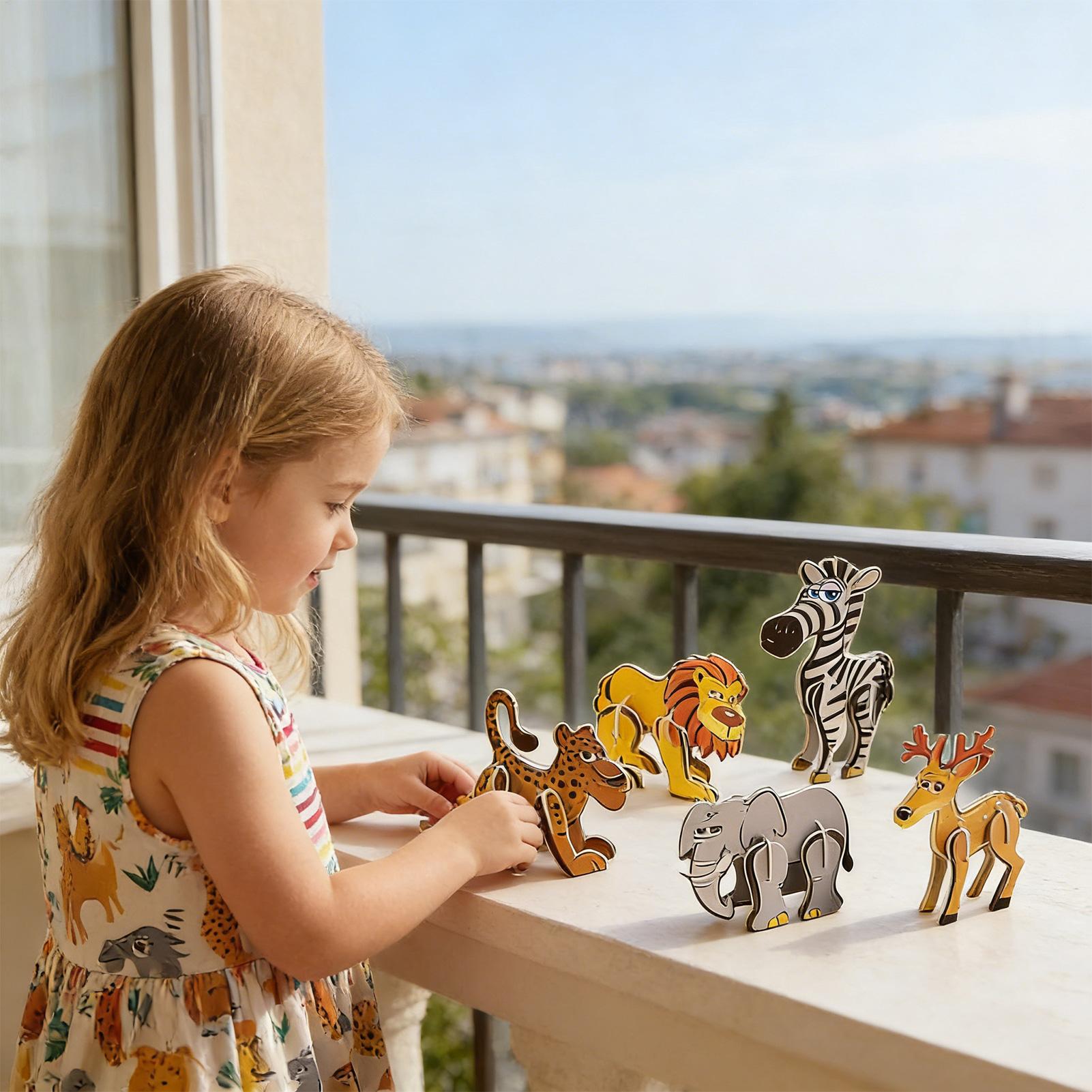 จิ๊กซอว์ 3 มิติสำหรับเด็ก 7 รู - Kids Early Education บทวิจารณ์และราคา