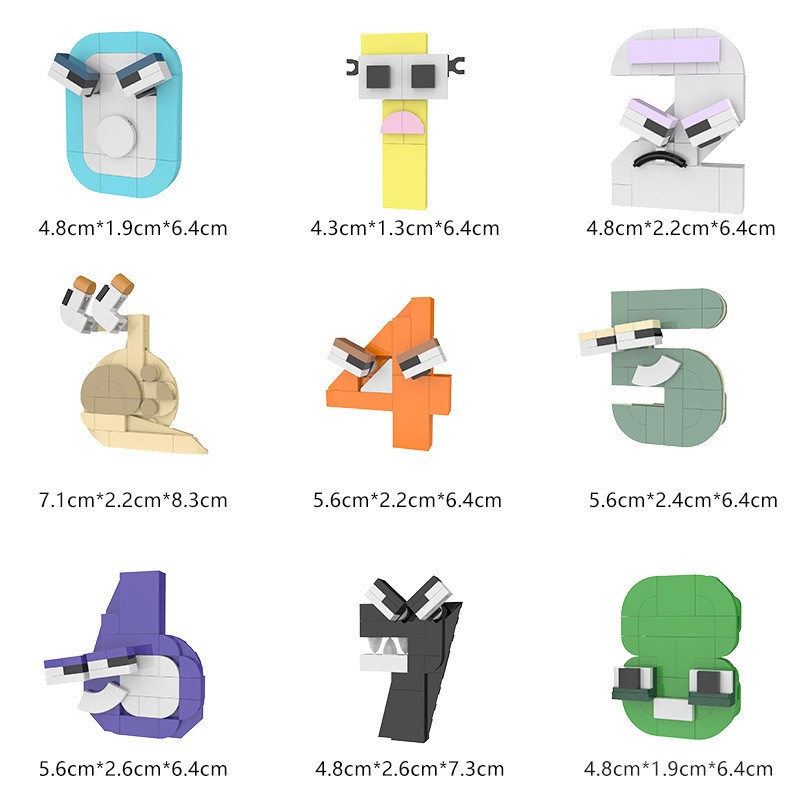 ชุดตัวต่อสร้างสรรค์ MOC ลายตัว - Kids Educational - Alphabet Numbers & More บทวิจารณ์และราคา