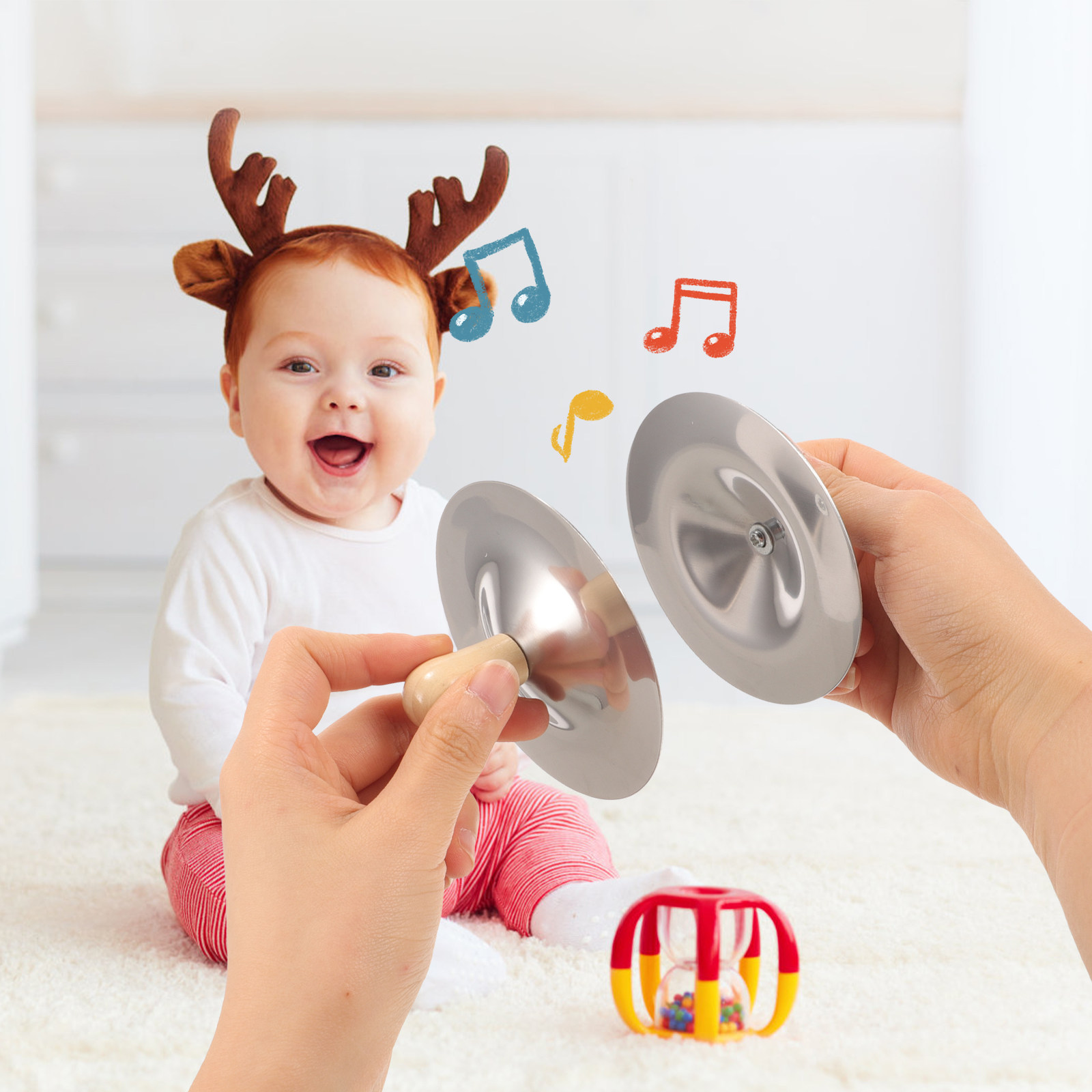 2 ชิ้น ไซม์บัลขนาดเล็กสำหรับเด - Kids Early Education บทวิจารณ์และราคา