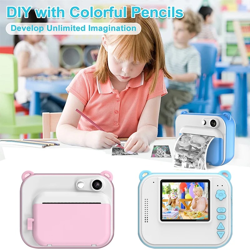 กล้องเด็กพร้อมพิมพ์ กล้องพิมพ์ - Japanese Kids Education บทวิจารณ์และราคา
